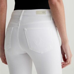 AG white skinny jeans. Size 30R.